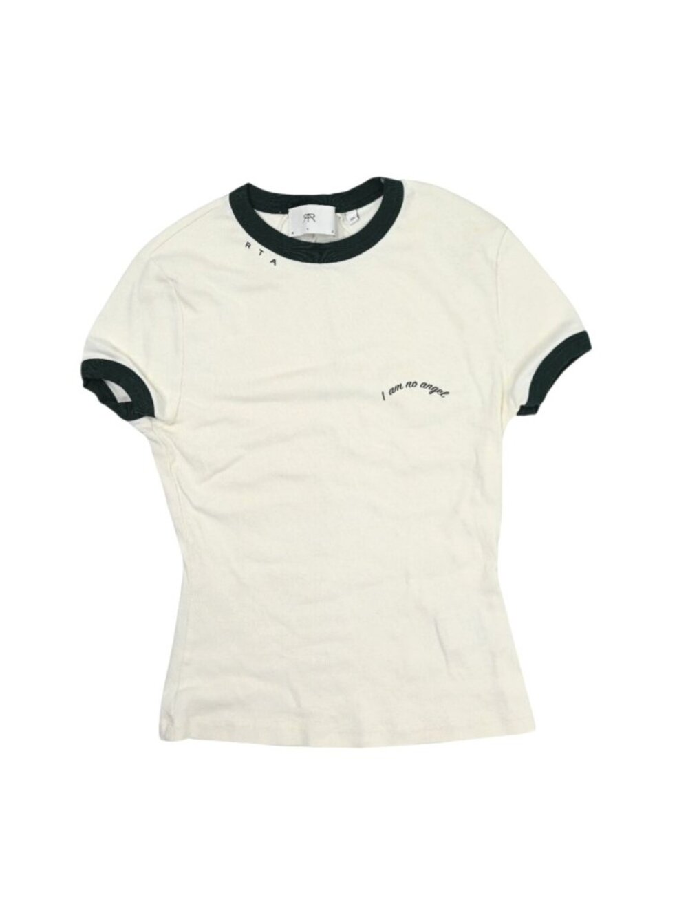 RTA I Am No Angel Tee in Off White